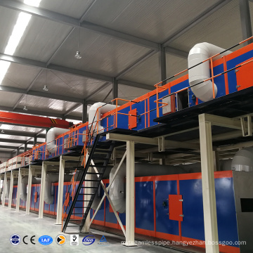 Steel coil slitting production line for thin sheet